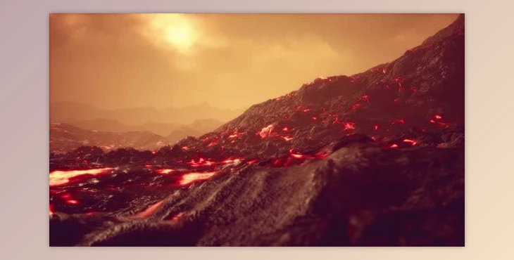 Download Lava Fields in the End of the Eruption of the Volcano (Videohive 47581116)