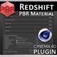 Download Redshift PBR Material plugin for Cinema 4D v1.0