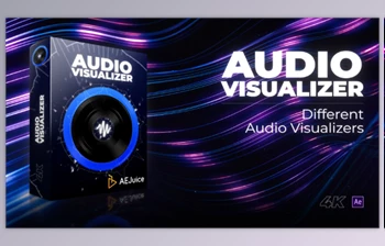 Download <span class='badge badge-warning'>AEJuice</span> – Audio Visualizer for AE & PR