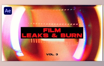 Download <span class='badge badge-warning'>Film</span> Leaks & Burn Transitions VOL. 3 | After Effects (Videohive 48137825) - AE Project