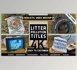 Download Environment Litter Pollution Titles Intro (Videohive 26709460) - AE Project