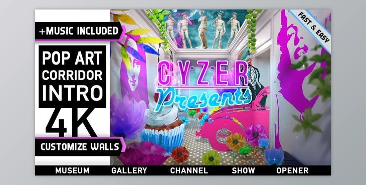 Download Pop Art Dream Gallery Intro (Videohive 48125452) - AE Project