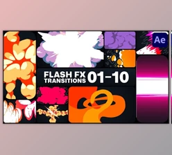 Download Flash FX Transitions for After Effects (Videohive 48286716) - AE Project