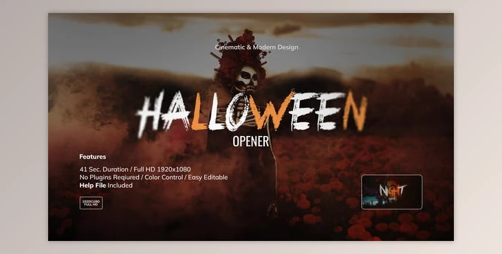 Download Halloween Opener (Videohive 48308614) - AE Project