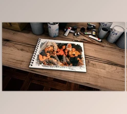 Download Photos on canvas in an Artist studio (Videohive 48362006) - AE Project