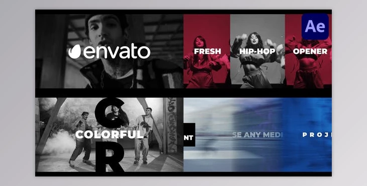 Download Fresh Hip-Hop Opener for After Effects (Videohive 48361188) - AE Project