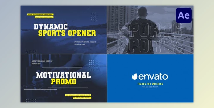 Download Dynamic Sports Opener for After Effects (Videohive 48378013) - AE Project