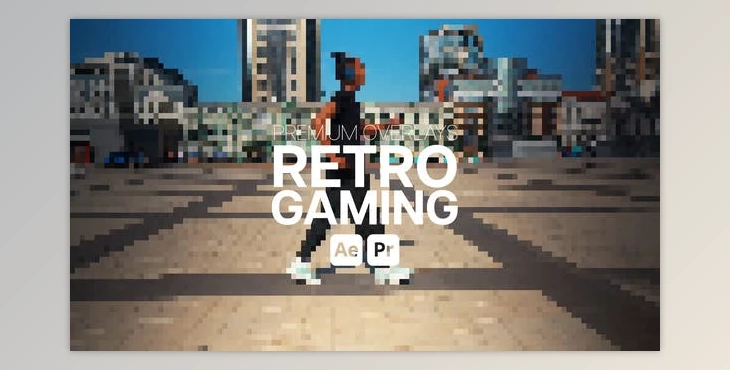 Download Premium Overlays Retro Gaming (Videohive 39930865)
