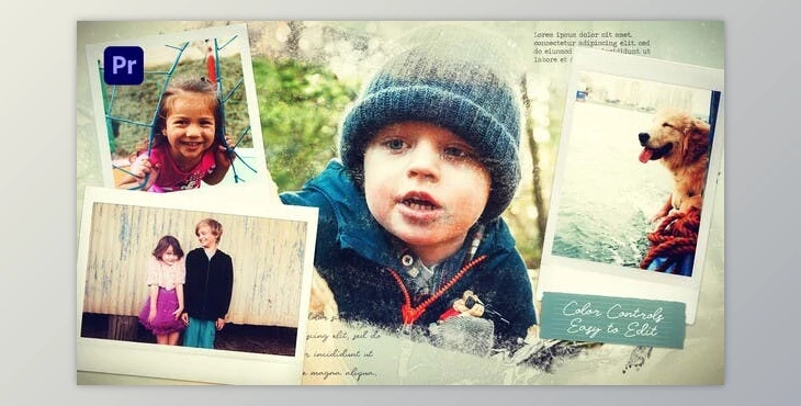 Download Soft Brush Photo Slideshow | Travel Memories Slideshow | MOGRT (Videohive 40355292)