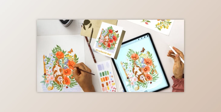Download Surface Design for Illustrators: From Paint to Product Using Gouache & Procreate