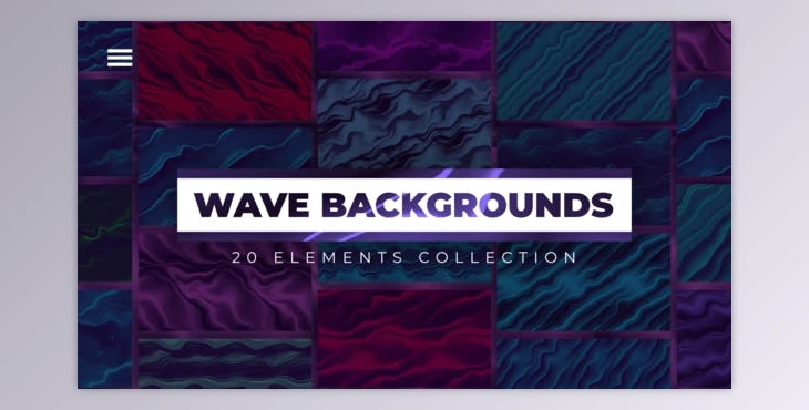 Download Wave Backgrounds (Videohive 48414022) - AE Project