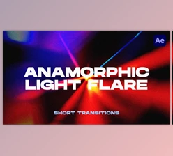 Download Anamorphic Light Flare Transitions | After Effects (Videohive 48406265) - AE Project