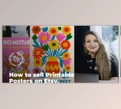 Download How to sell printable posters on Etsy