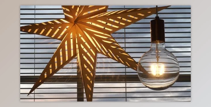 Download Closeup of christmas decorations in window, storm clouds in background (Videohive 46808127)