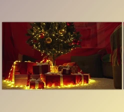 Download The Magic of Christmas Wishes a Christmas Tree Decorated with Gifts Opens the Pages of the Christmas (Videohive 47811873)
