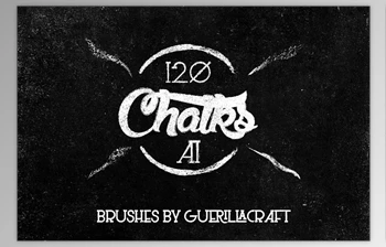 Download Megapack of Chalks & Charcoal Brushes for Adobe Illustrator