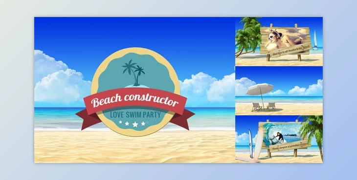 Download Summer Beach Video Displays. Vacation Travel Theme (Videohive 5082352) - AE Project