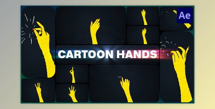 Download Cartoon Hands for After Effects (Videohive 48499776) - AE Project