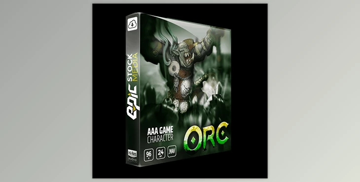 Download Epic Stock Media AAA Game Character Orc (WAV)