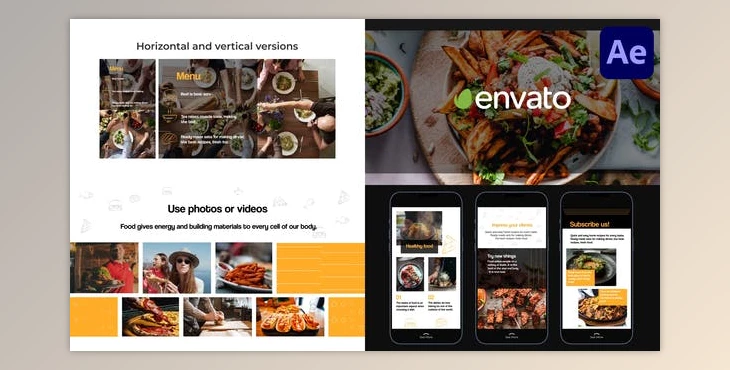 Download Food Promo for After Effects (Videohive 48282529) - AE Project
