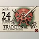 Download 24 Traditional Tattoo Brushes - CreativeMarket 12775850