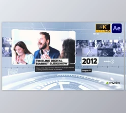Download Timeline Digital Market Slideshow 4k (Videohive 47910502) - AE Project