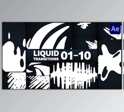 Download Liquid Transitions for After Effects (Videohive 47925402) - AE Project