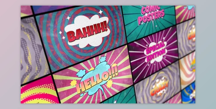 Download Cartoon Posters (Videohive 47932152) - AE Project