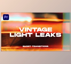 Download Vintage Light Leaks Transitions | Premiere Pro (Videohive 48460265) - PR Project