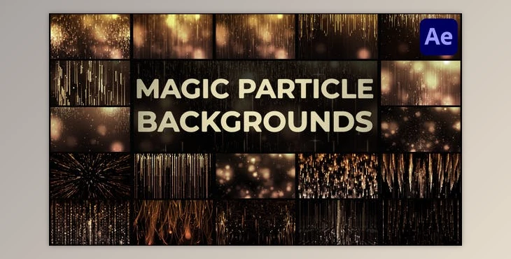 Download Magic Particle Backgrounds for After Effects (Videohive 48565637) - AE Project