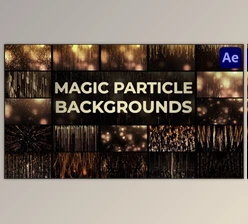 Download Magic Particle Backgrounds for After Effects (Videohive 48565637) - AE Project