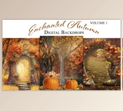 Download Enchanted Autumn V1 Digital Backdrops