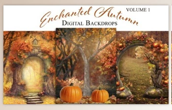 Download Enchanted Autumn <span class='badge badge-warning'>V1</span> Digital Backdrops