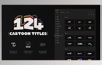 Download Cartoon Titles for Premiere <span class='badge badge-warning'>Pro</span> (<span class='badge badge-warning'>Videohive</span> 48559118)