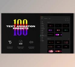 Download 100 Text Presets for Premiere Pro (Videohive 48408761)