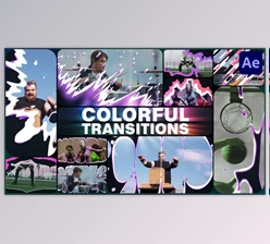 Download Colorful Transitions for After Effects (Videohive 48586801) - AE Project