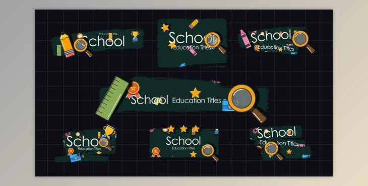 Download School Education Titles (Videohive 47872430) - AE Project