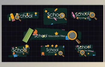 Download <span class='badge badge-warning'>School</span> Education Titles (Videohive 47872430) - AE Project