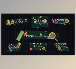 Download School Education Titles (Videohive 47872430) - AE Project
