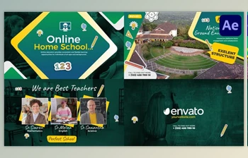 Download Online <span class='badge badge-warning'>Home</span> School for After Effects (Videohive 47834332) - AE Project