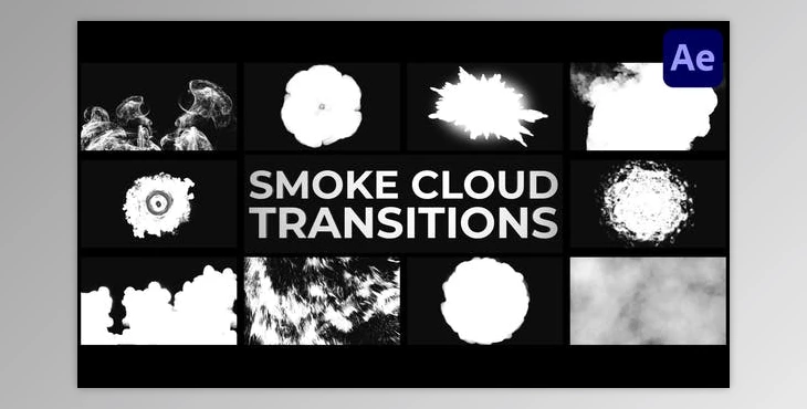 Download Smoke Cloud Transitions for After Effects (Videohive 48605566) - AE Project