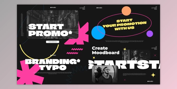 Download Branding Typo Slides (Videohive 48525188) - AE Project
