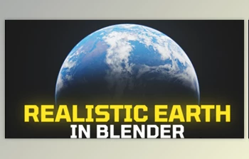 Download <span class='badge badge-warning'>Create</span> Photorealistic Planets in Blender