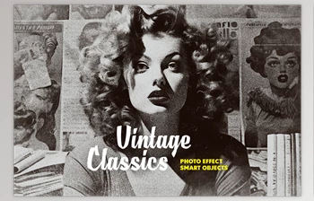 Download <span class='badge badge-warning'>Vintage</span> Classics Photo Effect