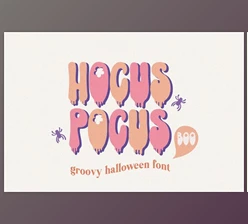 Download Hocus Pocus Boo Halloween Font