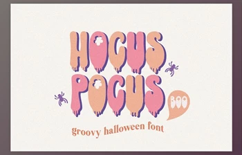 Download Hocus Pocus Boo Halloween <span class='badge badge-warning'>Font</span>