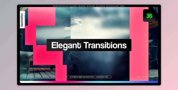 Download Elegant Transitions (Videohive 47994012) - AE Project