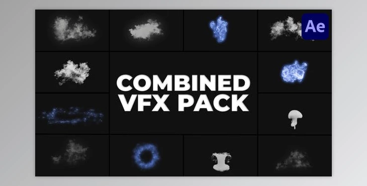 Download Combined VFX Pack for After Effects (Videohive 48671775) - AE Project