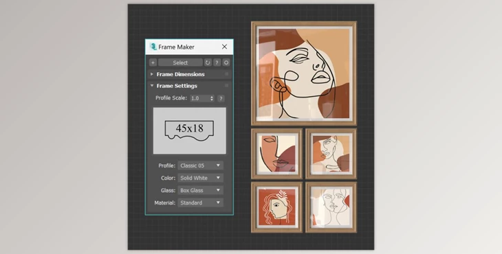 Download Frame Maker 1.06 upto 3dsMax 2024