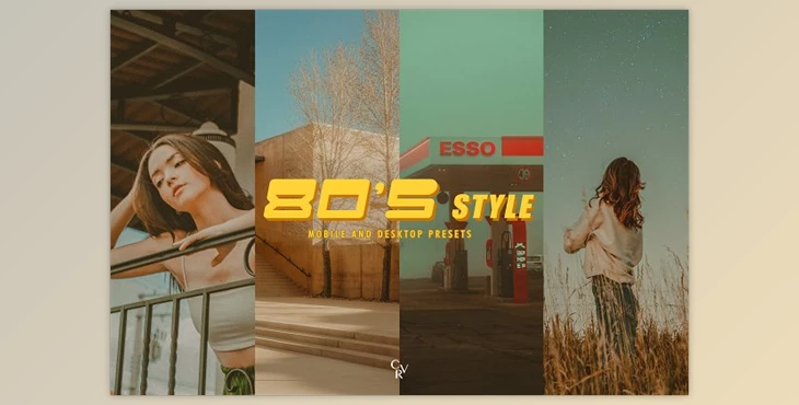 Download Creativemarket – 10 80’s Style Lightroom Presets